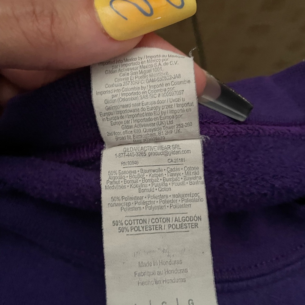 Number 5 Codename: Kids Next Door Purple Crewneck Sweatshirt - Picture 6 of 6